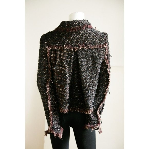 Brand NEW Pink Tartan Black Lavender Tweed Blazer 4 - Picture 5 of 8